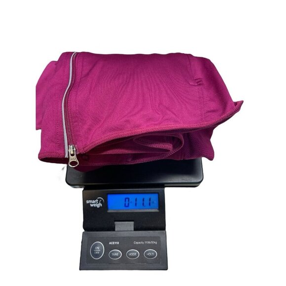 Nike Dri Fit Small Sweatshirt Magenta Pink Zip Up Pockets Thumbholes Breathable - Picture 10 of 10